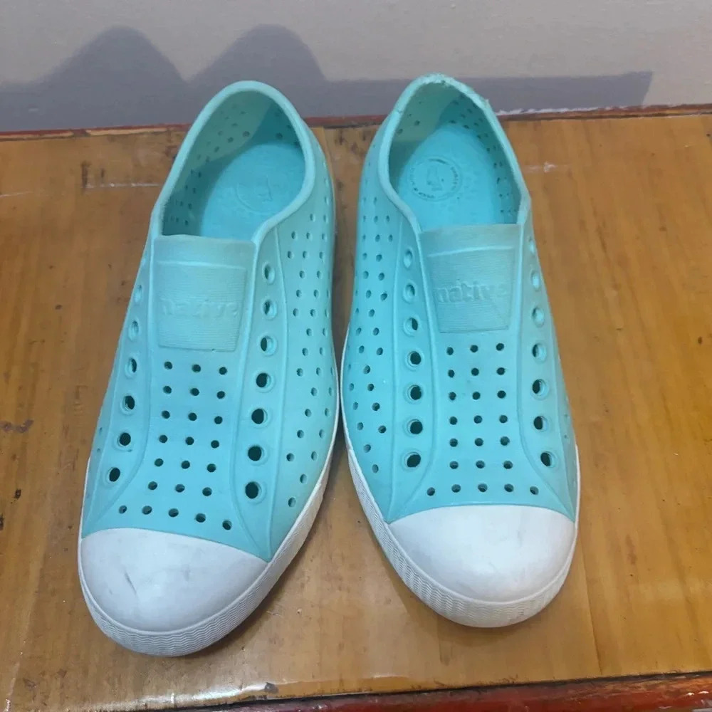Native Jefferson Slip-On Sneaker - Kids' Hydrangea Blue J4